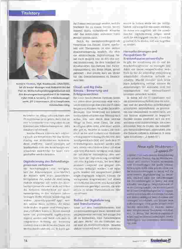 Vorschauseite 2: Trends bei Digitalisierung und Transformation in der Krankenhauslandschaft