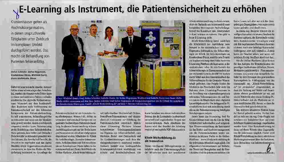 Vorschauseite 1: E-Learning als Instrument, die Patientensicherheit zu erhöhen