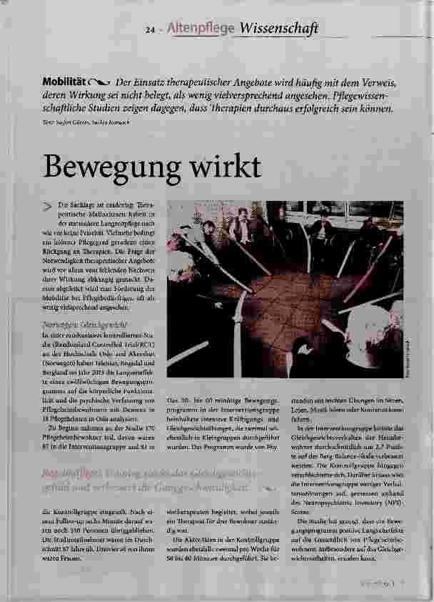 Vorschauseite 1: Bewegung wirkt
