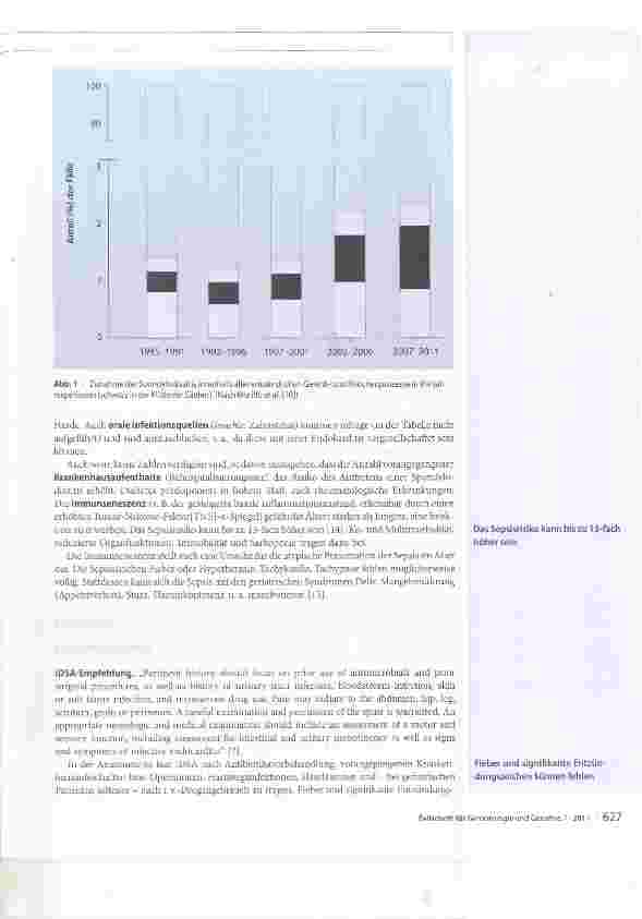 Vorschauseite 5: Chamäleon Spondylodiszitis. Herausforderung für den Geriater