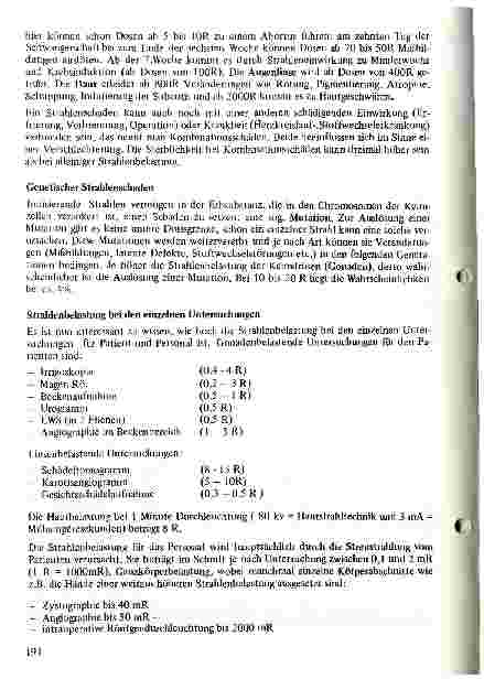 Vorschauseite 2: Mögliche Gefährdung durch ionisierende Strahlung und Hinweise zu deren Verhinderung