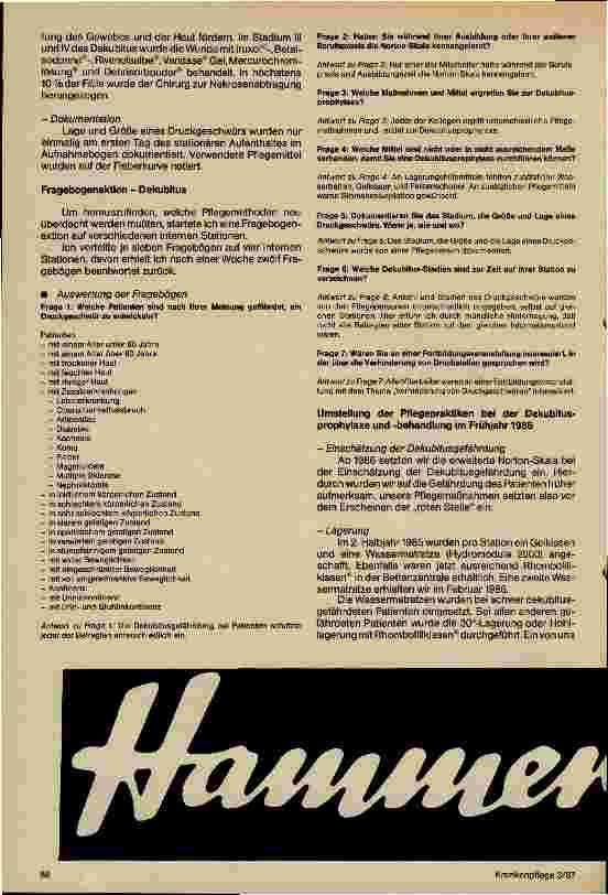 Vorschauseite 2: Umstellung der Pflegepraktiken bei der Dekubitusprophylaxe und -behandlung