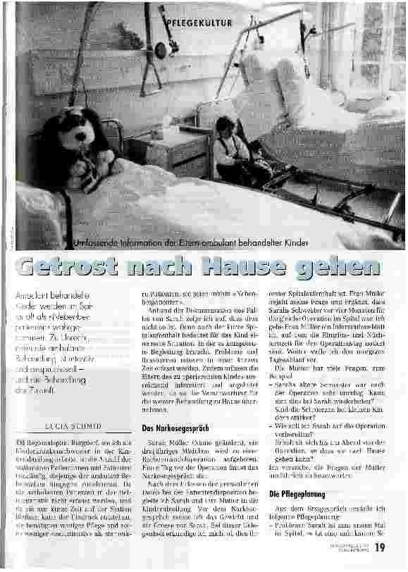 Vorschauseite 1: Getrost nach Hause gehen