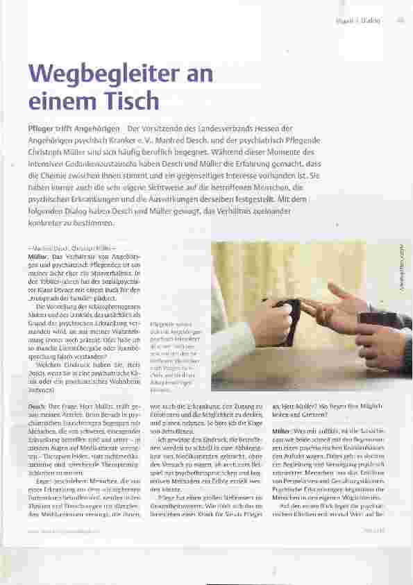 Vorschauseite 1: Wegbegleiter an einem Tisch