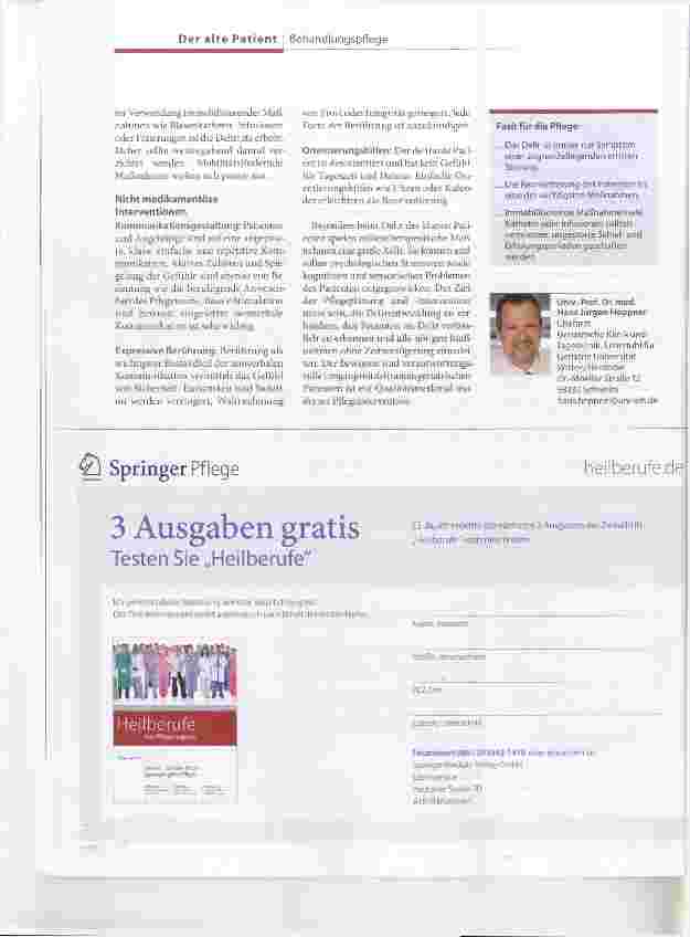 Vorschauseite 3: Das Delir bleibt häufig unerkannt