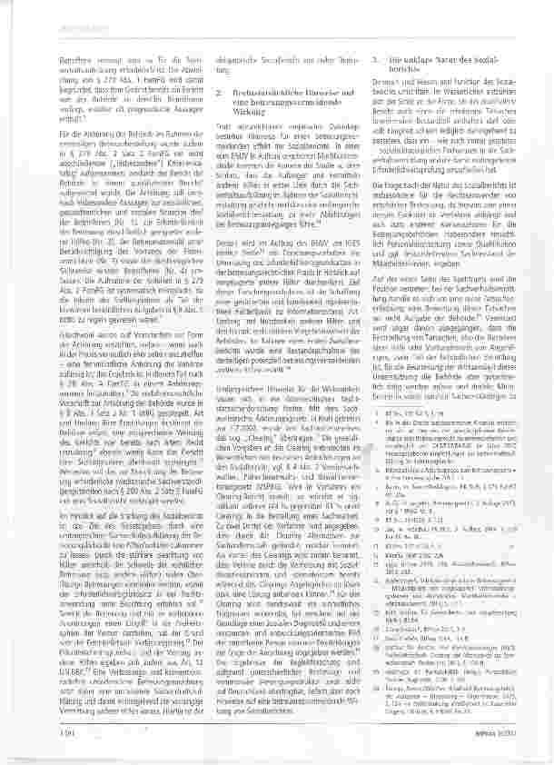 Vorschauseite 2: Der Sozialbericht der Betreuungsbehörde Das unbekannte Wesen