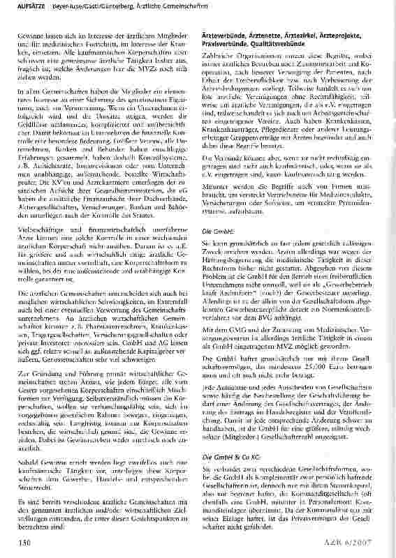 Vorschauseite 3: Ärztliche Gemeinschaften