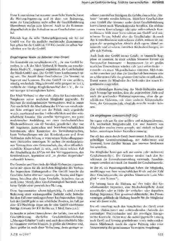 Vorschauseite 4: Ärztliche Gemeinschaften
