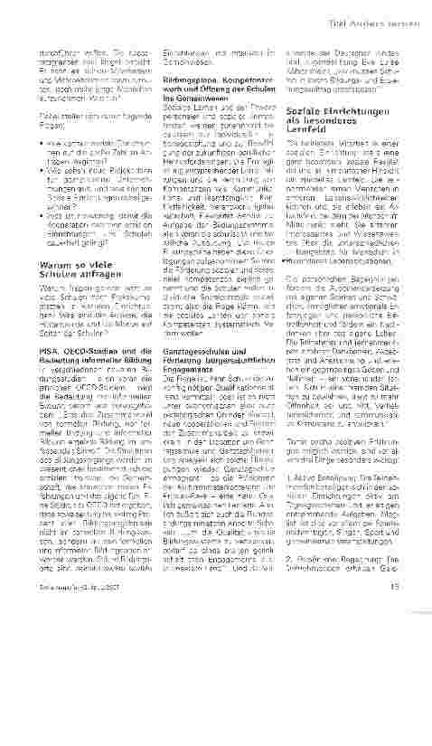 Vorschauseite 2: Sozialwelt macht Schule