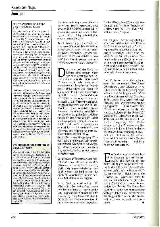 Vorschauseite 2: Das unbegreifliche Leiden