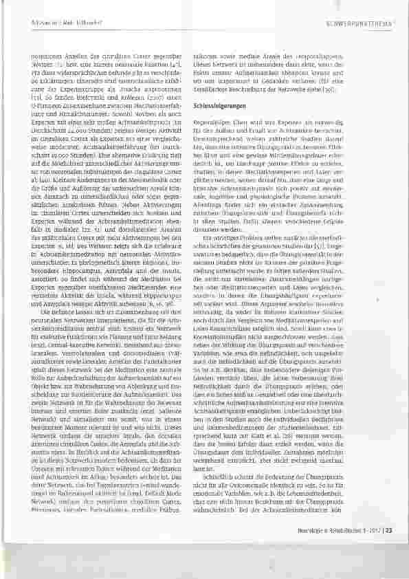 Vorschauseite 5: Achtsamkeit: Mehr hilft mehr?