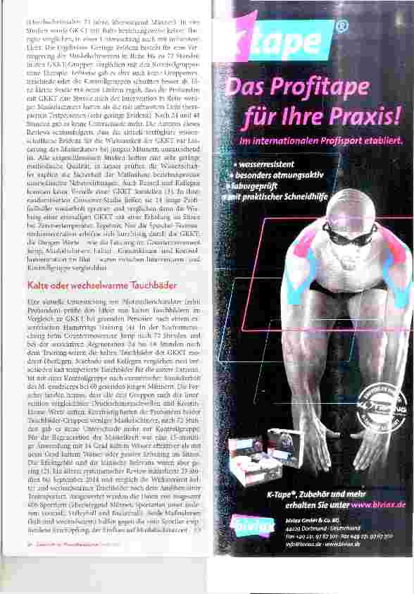 Vorschauseite 2: Kälte gegen Muskelkater?