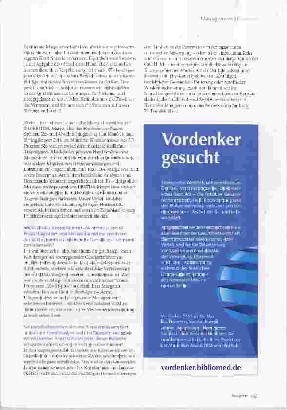 Vorschauseite 4: Wirtschaftlicher Erfolg muss spürbar sein