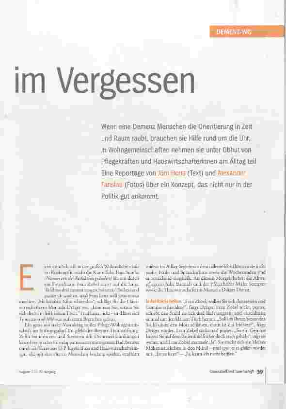 Vorschauseite 2: Gemeinschaft im Vergessen