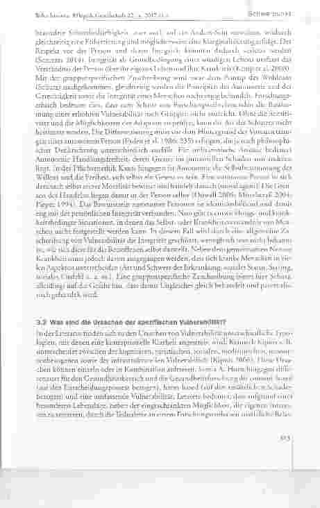 Vorschauseite 6: Vulnerabilität im Kontext der Pflegeforschung. Ein Essay
