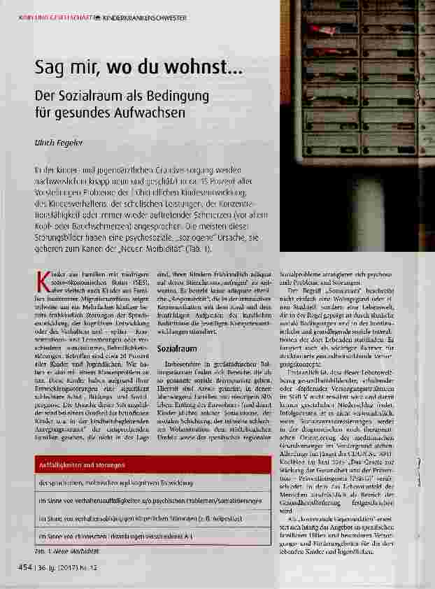 Vorschauseite 1: Sag mir, wo du wohnst. ..
