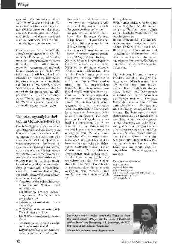 Vorschauseite 6: Wundversorgung im interprofessionellen Team