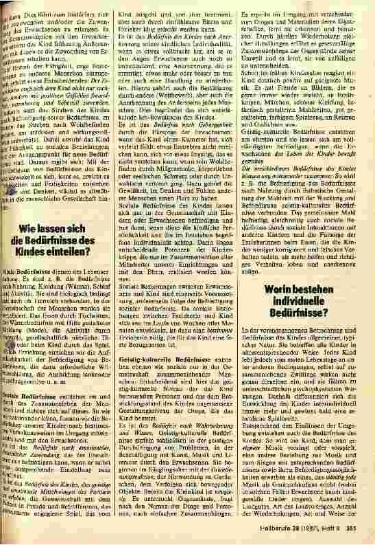 Vorschauseite 2: Sicherung des Wohlbefindens der Krippenkinder