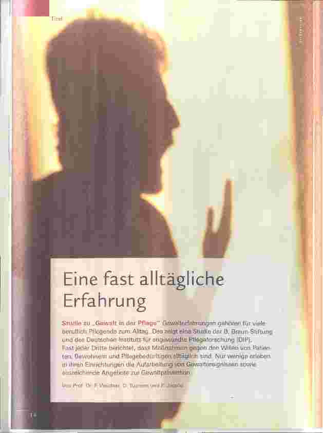 Vorschauseite 1: Eine fast alltägliche Erfahrung