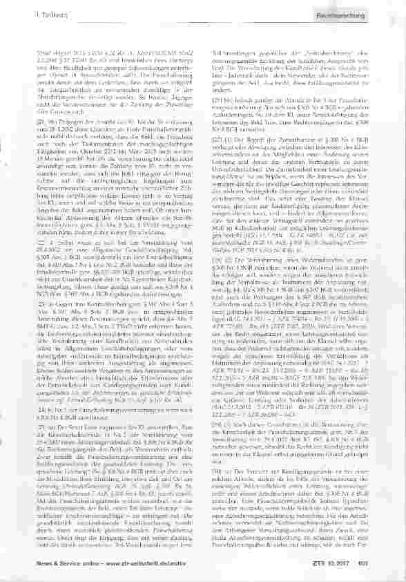 Vorschauseite 3: (Teil-)Kündigung einer Pauschalierungsabrede
