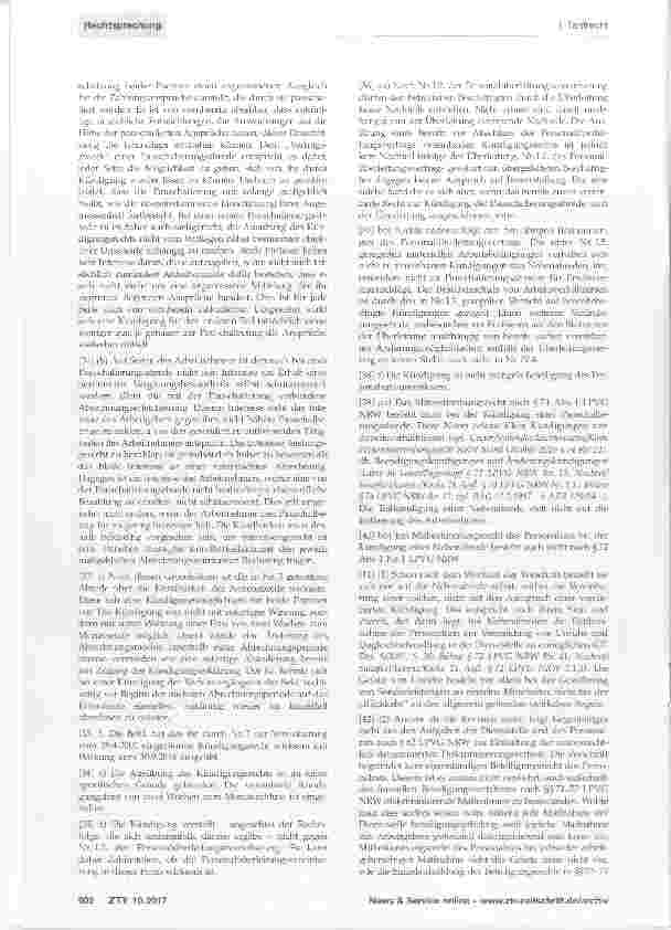 Vorschauseite 4: (Teil-)Kündigung einer Pauschalierungsabrede