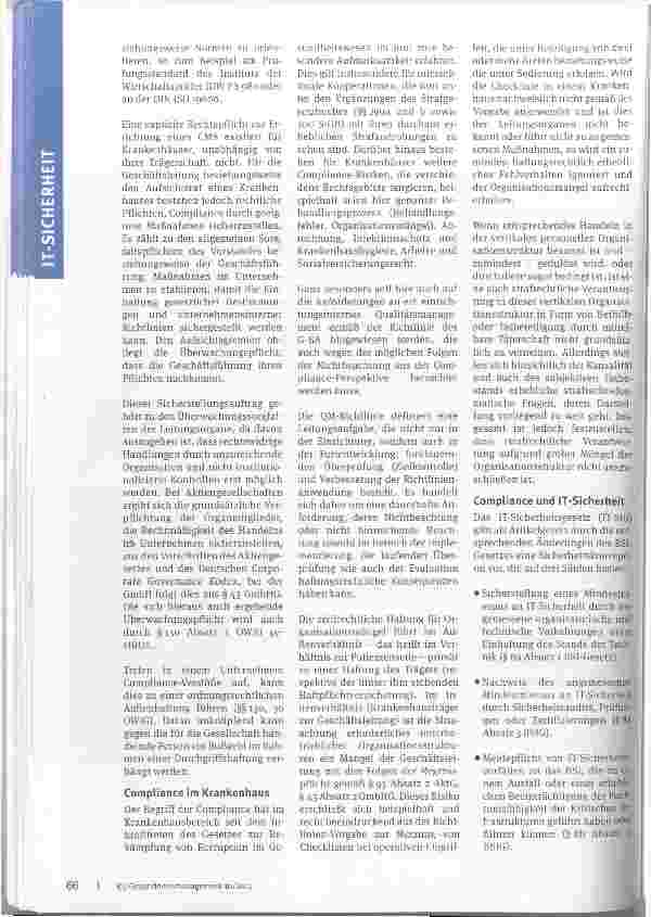 Vorschauseite 2: Eine Herausforderung zur Compliance!