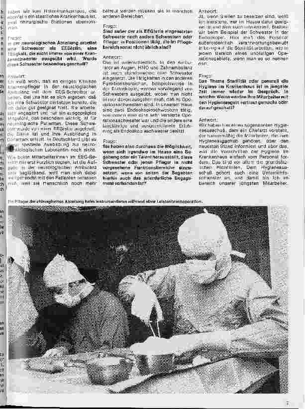 Vorschauseite 3: Das Allgemeine Krankenhaus Wansbek Interview mit Oberin Ingeborg Jürß