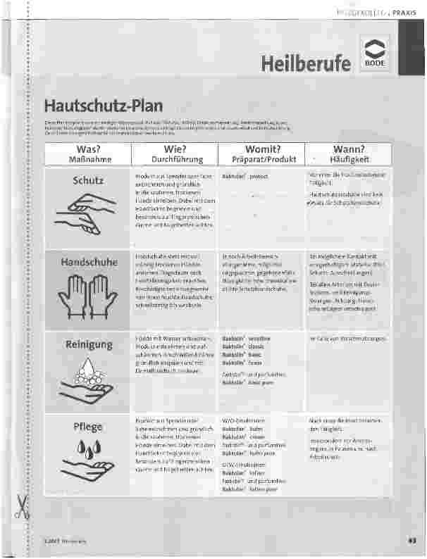 Vorschauseite 5: Heilberufe Pflegekolleg - 3. Teil Hautschutz in der Pflege
