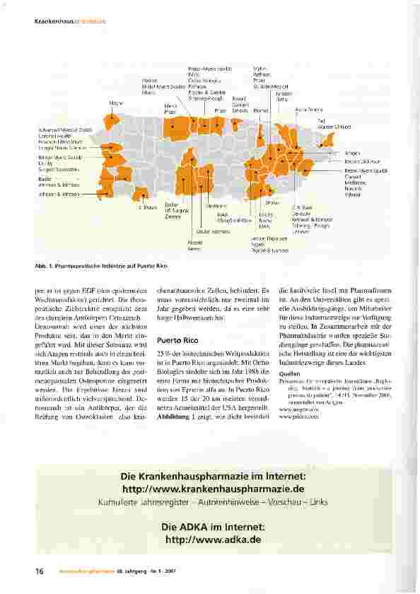 Vorschauseite 3: Biotechnische Arzneimittel - Produktionsschwerpunkt in der Karibik