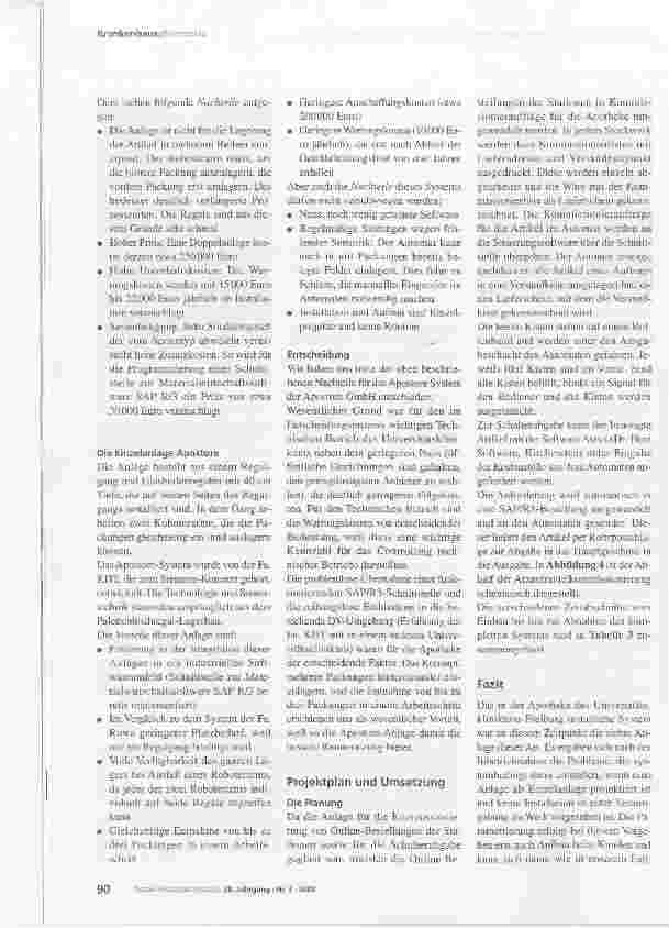 Vorschauseite 4: Kommissionierautomaten als Bausteine eines Logistikkonzepts
