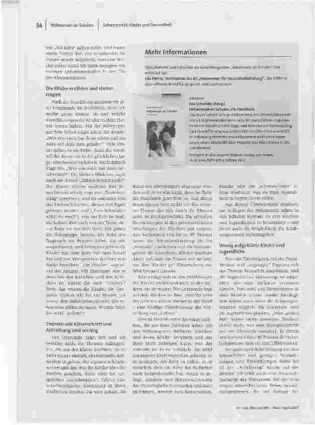 Vorschauseite 2: Wie entstehen Zwillinge?Hebammen an Schulen