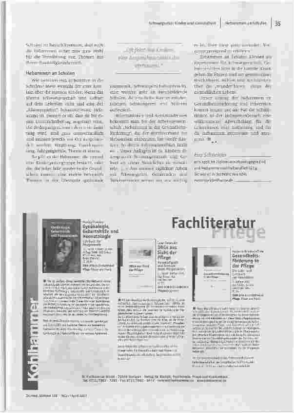 Vorschauseite 3: Wie entstehen Zwillinge?Hebammen an Schulen
