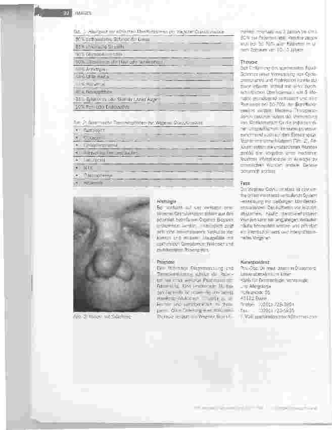 Vorschauseite 2: UIcerationen bei Wegener-Granulomatose