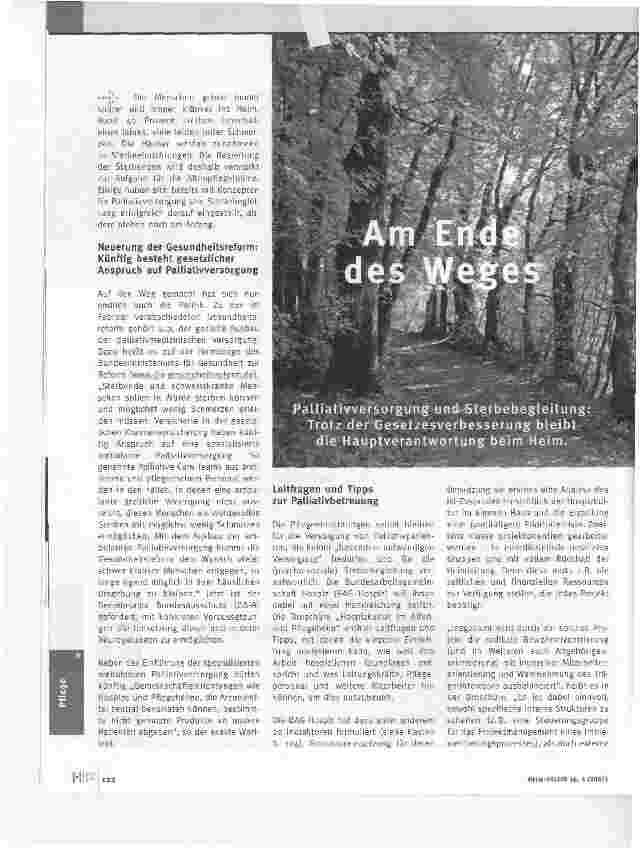 Vorschauseite 1: Am Ende des Weges