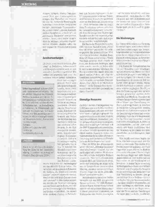 Vorschauseite 3: Biobanken - Versprechen und Wirklichkeit