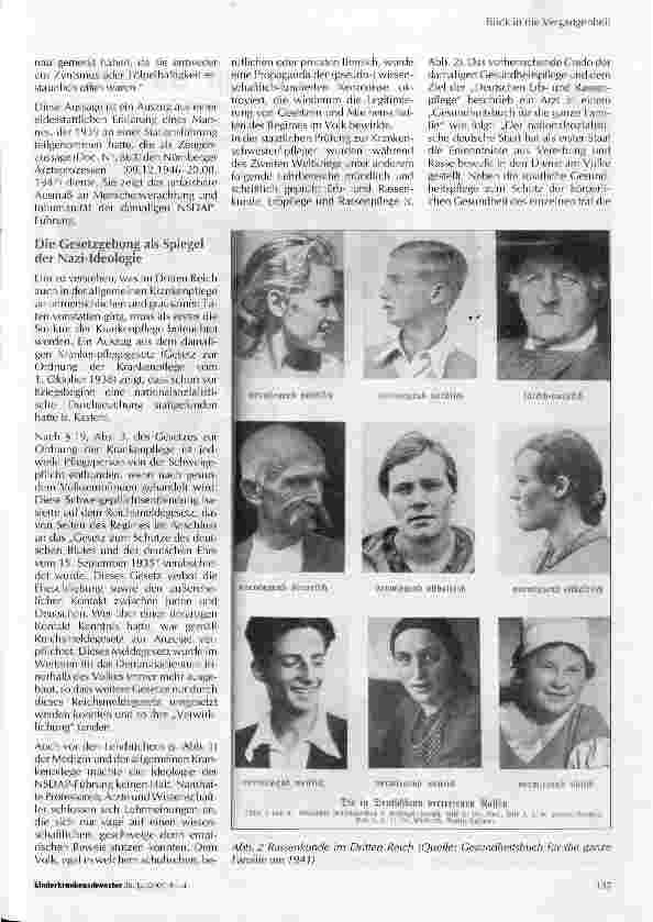 Vorschauseite 3: Die Pflege im Dritten Reich