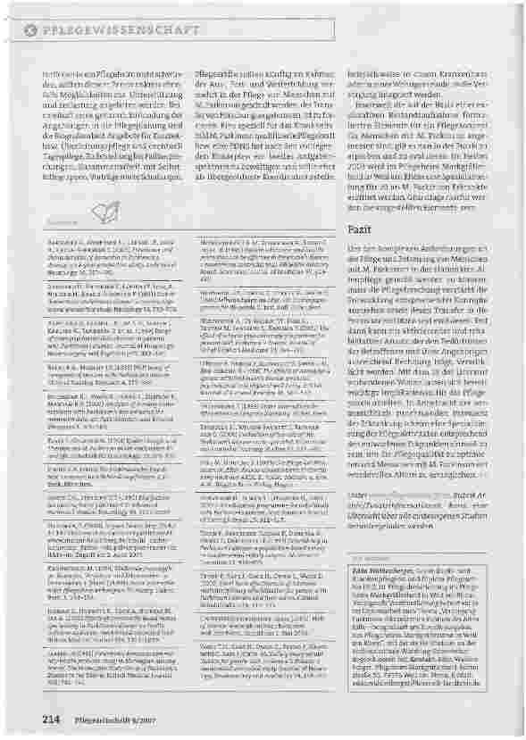 Vorschauseite 5: Pflege und Betreuung von Menschen mit M. Parkinson in der stationären Altenpflege - Eine explorative Bestandsaufnahme
