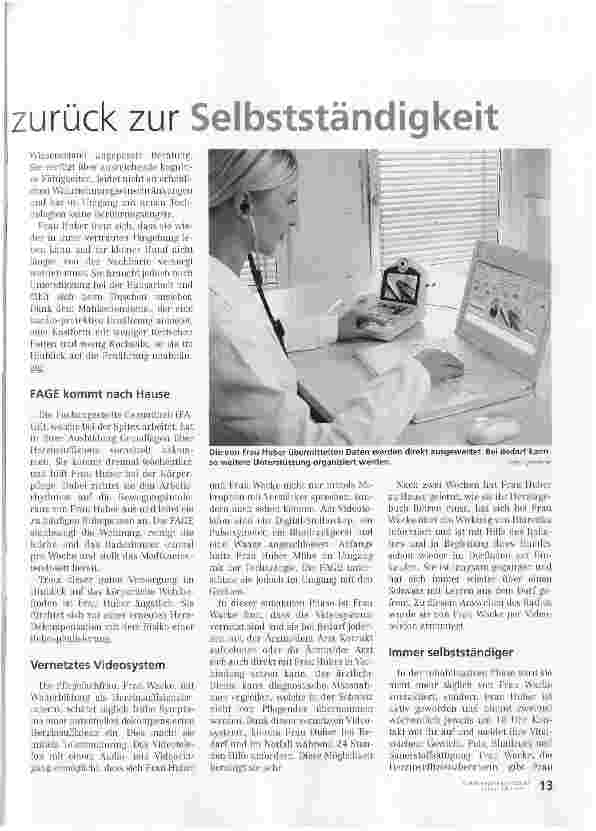 Vorschauseite 2: Fernbetreut zurück zur Selbstständigkeit