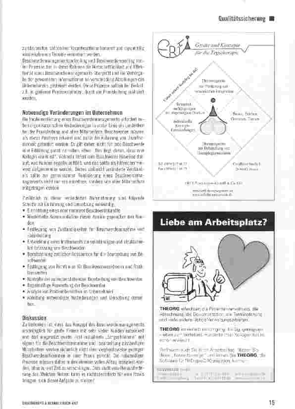 Vorschauseite 4: Wohin mit Beschwerden?