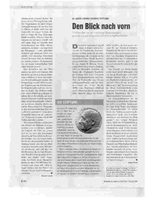 Vorschauseite 2: Pläne für weitreichende Veränderungen