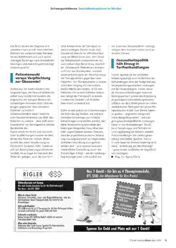 Vorschauseite 2: Gesundheitssystem im Interessensausgleich von Bedarf und Rationierung