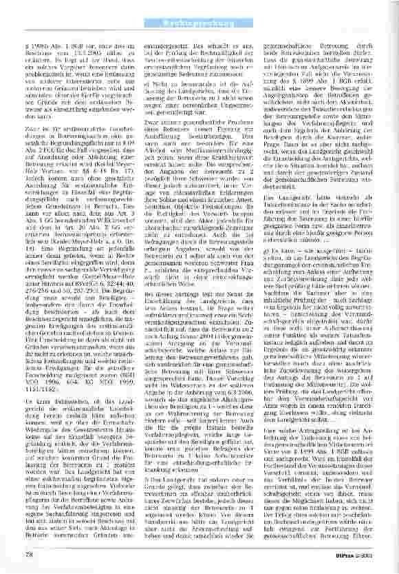 Vorschauseite 2: Rechtsprechung - Zur gemeinschaftlichen Mitbetreuung