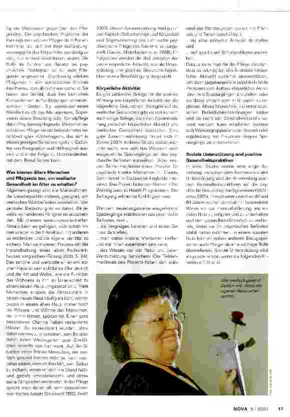 Vorschauseite 2: Psychische Gesundheit im Alter