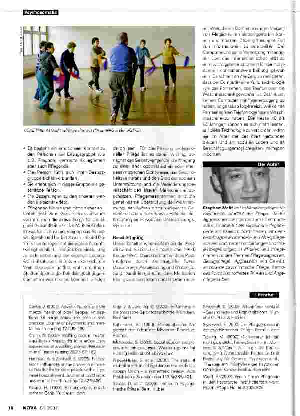 Vorschauseite 3: Psychische Gesundheit im Alter
