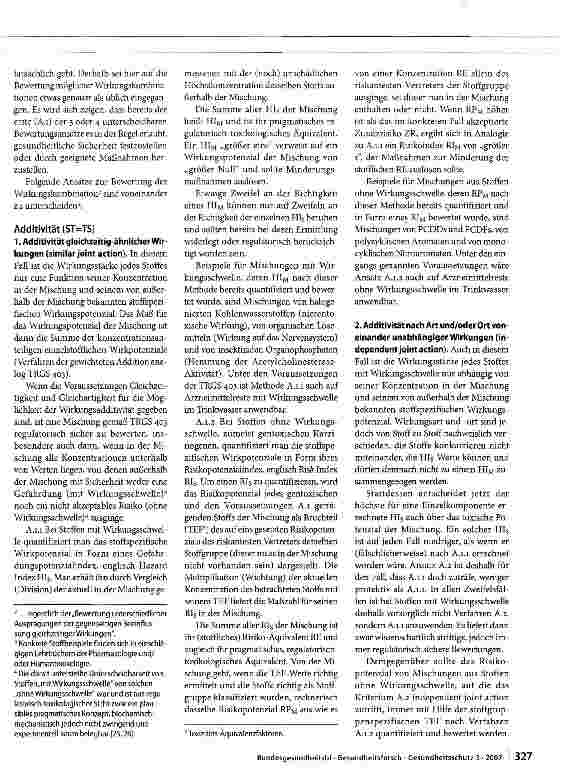 Vorschauseite 6: Regulatorische, gesundheitliche und ästhetische Bewertung sogenannter Spurenstoffe im Trinkwasser unter besonderer Berücksichtigung von Arzneimitteln