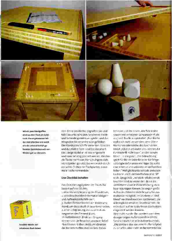 Vorschauseite 3: Touch me: Die integrative Spiele-Bar