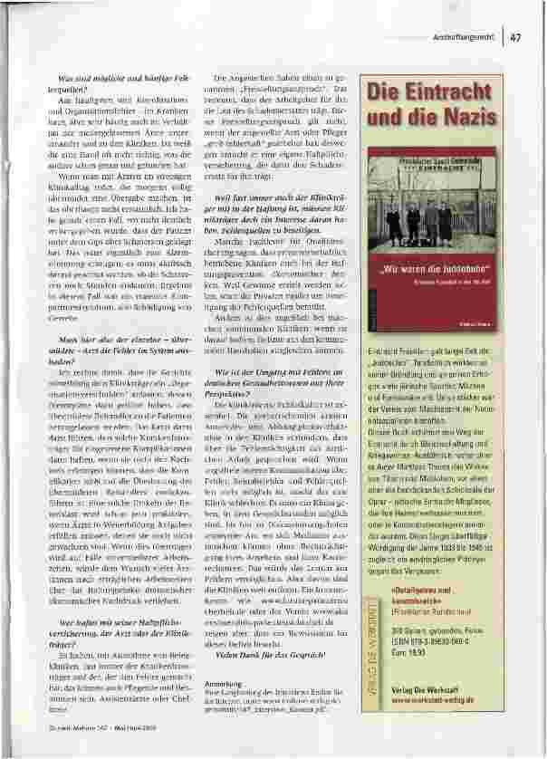 Vorschauseite 3: Die Fehlerkultur ist miserabel