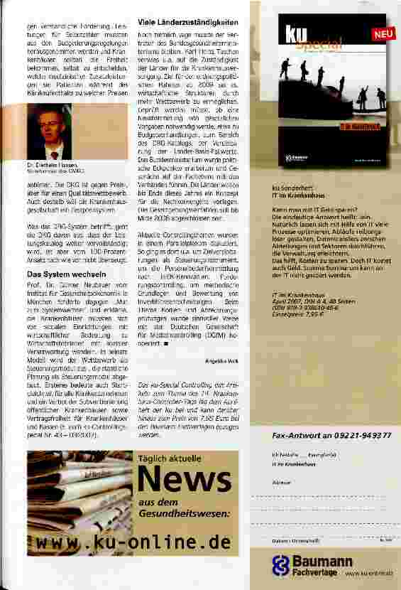 Vorschauseite 3: Systemwechsel oder vorsichtiger Wandel?