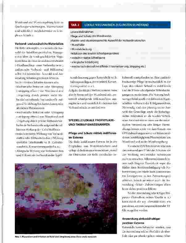 Vorschauseite 2: Optimale Versorgung des Wundrandes