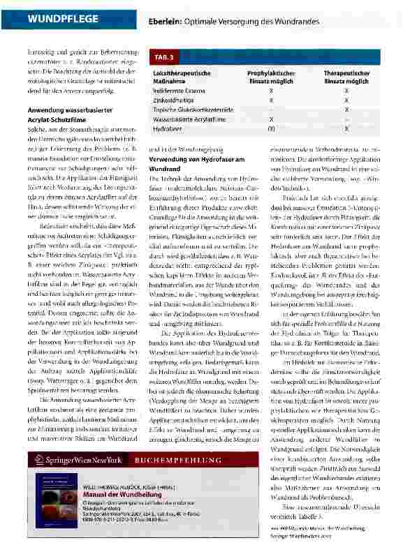 Vorschauseite 4: Optimale Versorgung des Wundrandes